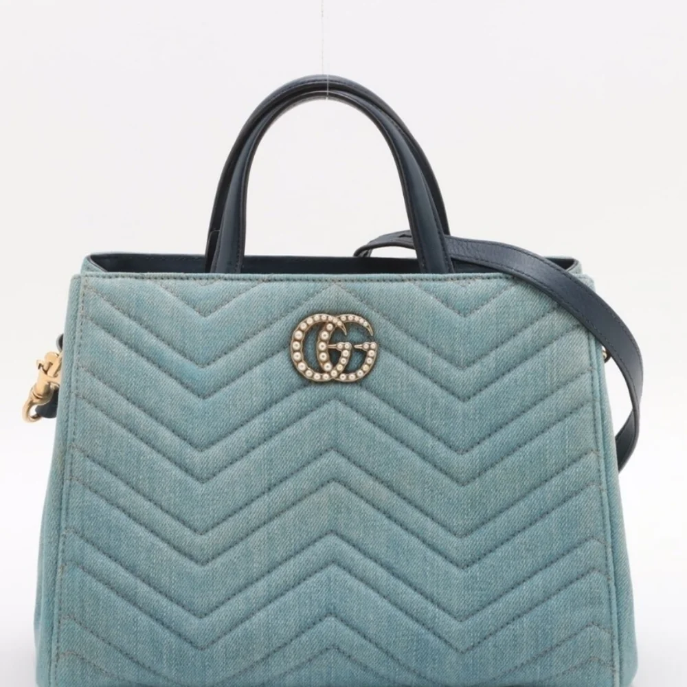 Authentic Gucci GG Marmont 2 Way Handbag - Picture 1 of 12